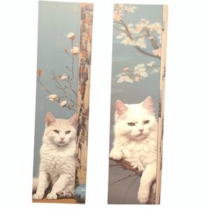 New White Cat Bookmark Bundle